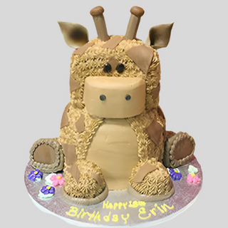 Giraffe 3D Brown