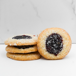Raspberry Shortbread Cookies