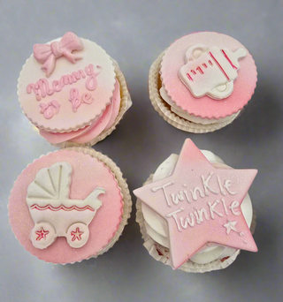 Baby Girl Cupcakes