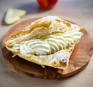 Apple Turnover w/ Whipped Cream