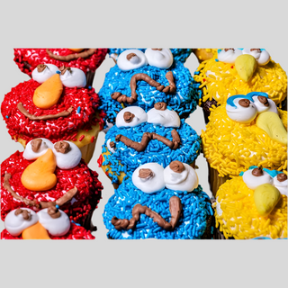 Sesame Cupcakes