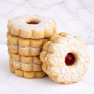 Mini Raspberry Linzer Tart